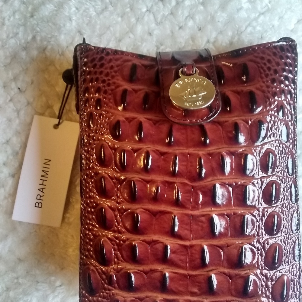 Brahmin Crossbody in Pecan